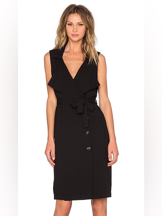 1. State Dresses & Skirts - NWT 1. State Trench Midi Dress in Rich Black